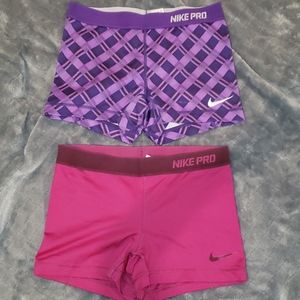 Nike Pro DriFit workout shorts